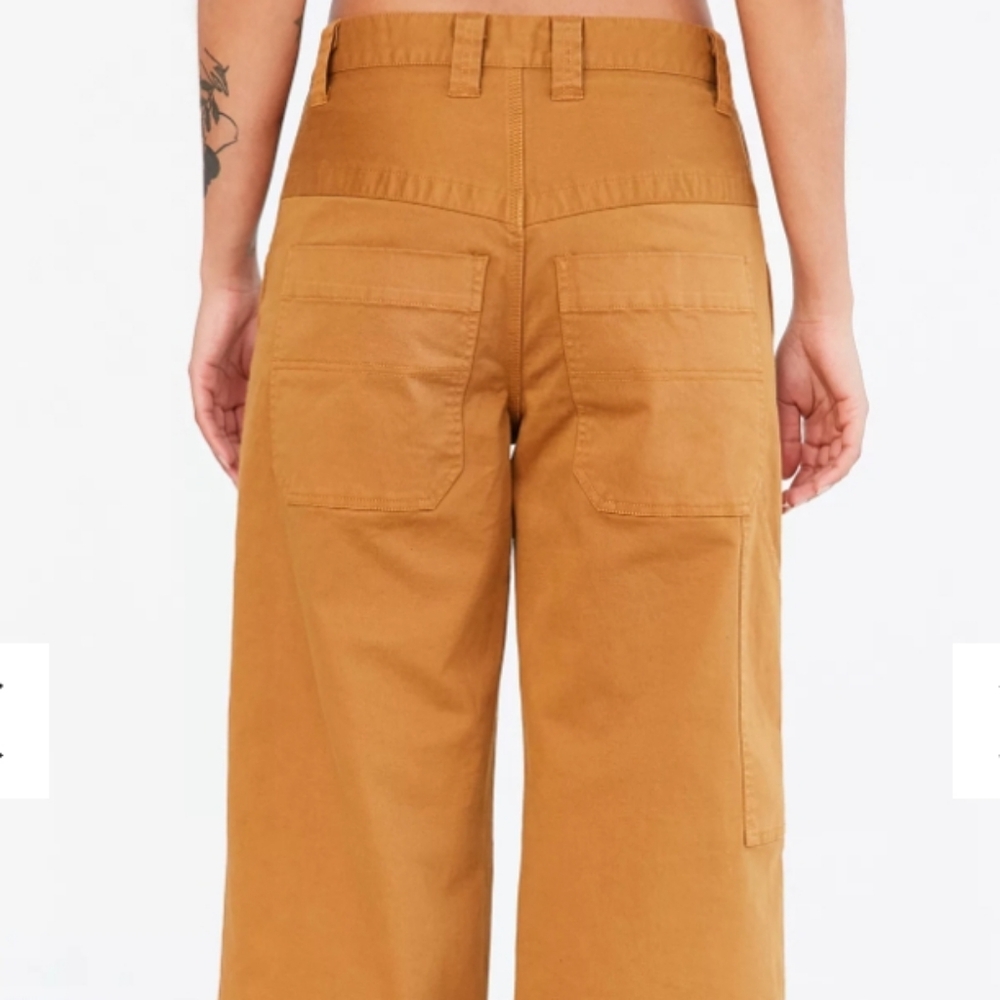 BDG Urban Outfitters Camel Denim Silence + Noise Stacy Skater Chino Pants - 4